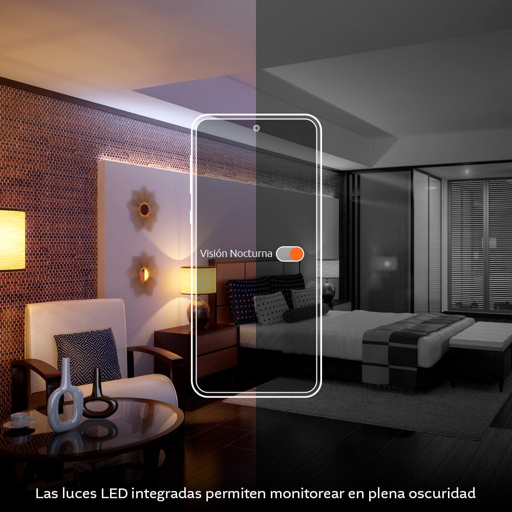 Cámara De Seguridad Indoor Wi-Fi 2K QHD