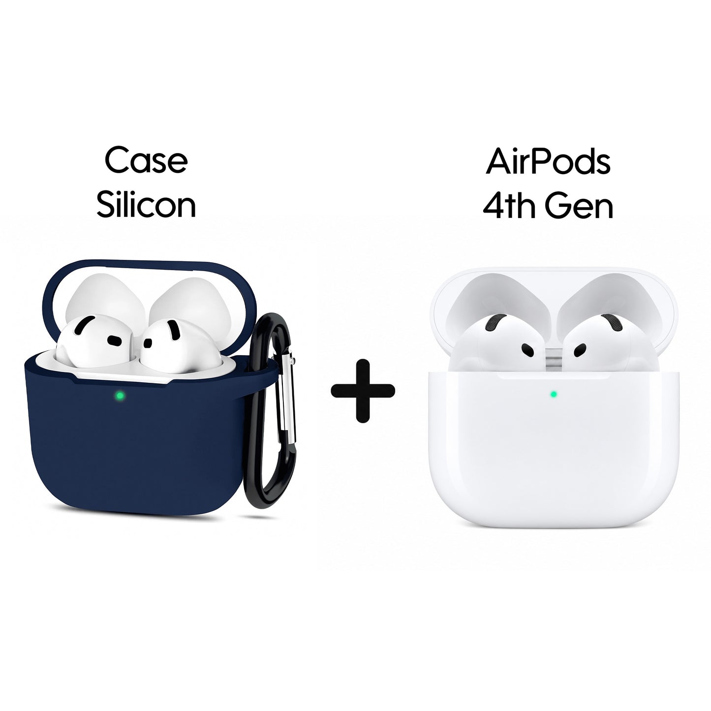 Combo Estuche Silicona + AirPods Series 4 - T.Q. (1.1)