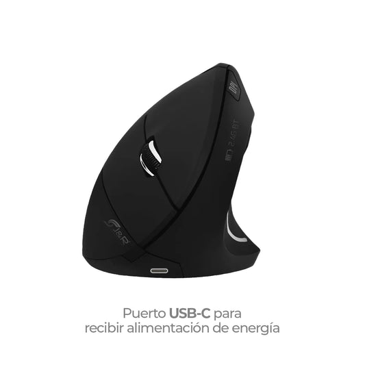 Mouse Inalámbrico Ergonómico MJR-024