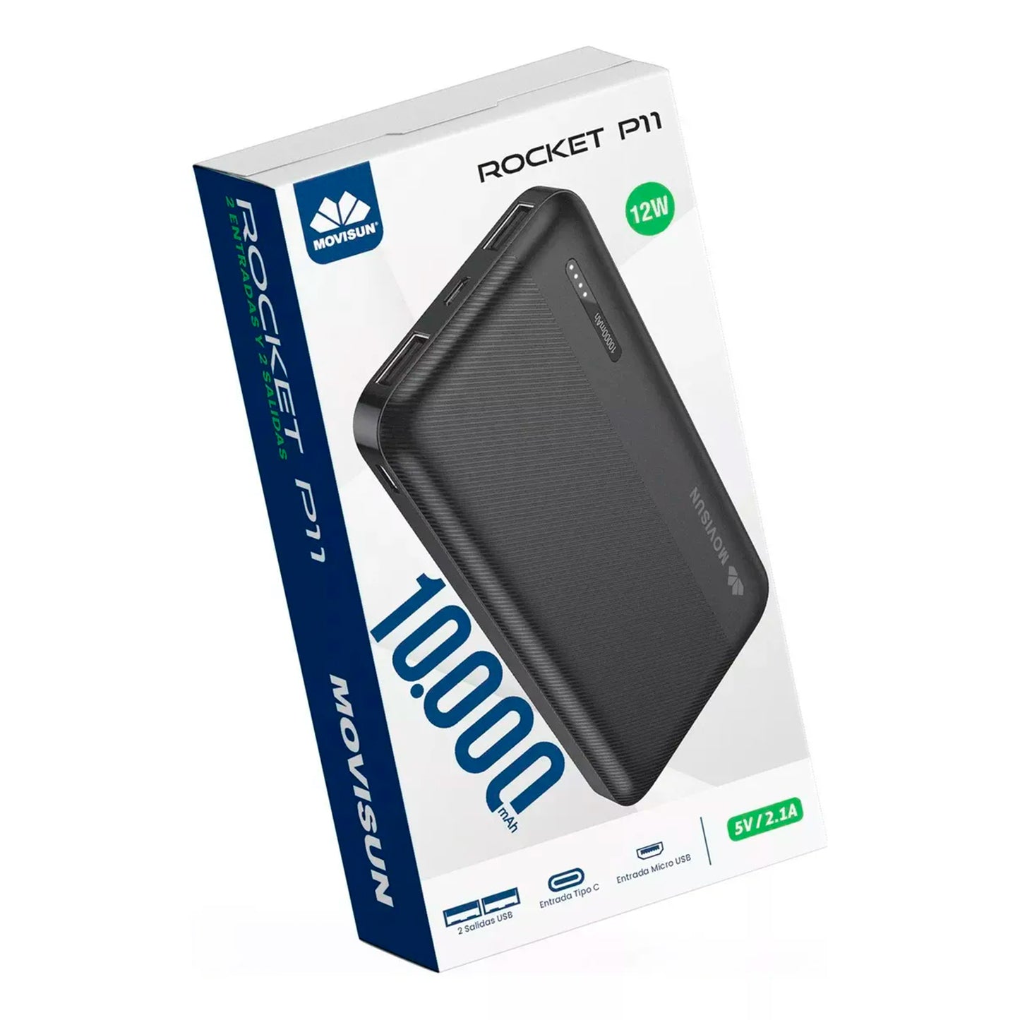 Power Bank Movisun Rocket P11 10.000 mAh