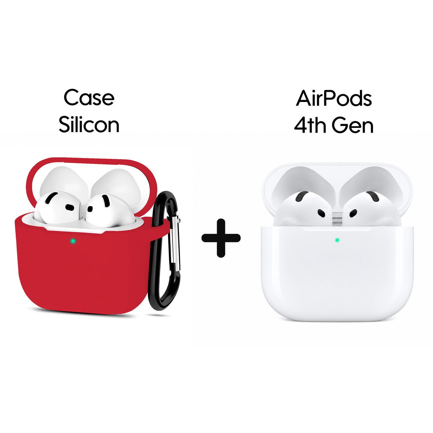 Combo Estuche Silicona + AirPods Series 4 - T.Q. (1.1)