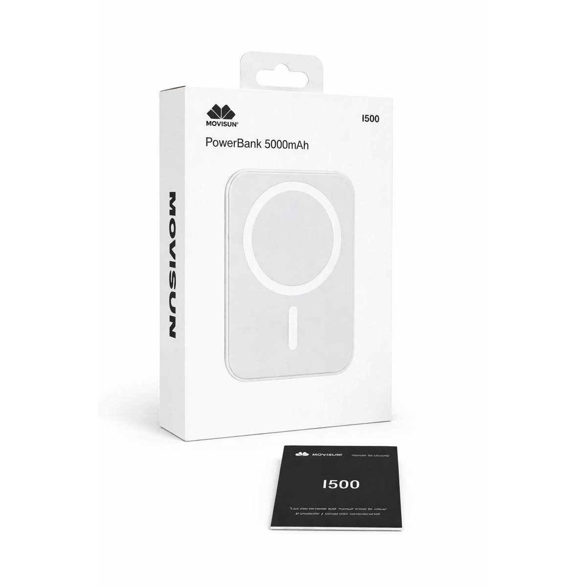 Power Bank Carga Magnética Movisun I-500 Entrada Tipo C - 5.000 mAh