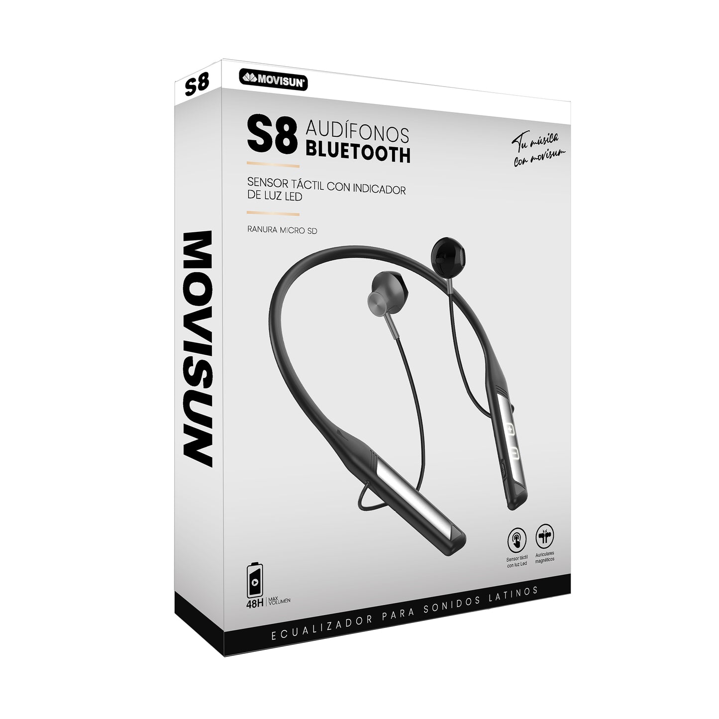 Audífonos Bluetooth S8 Movisun