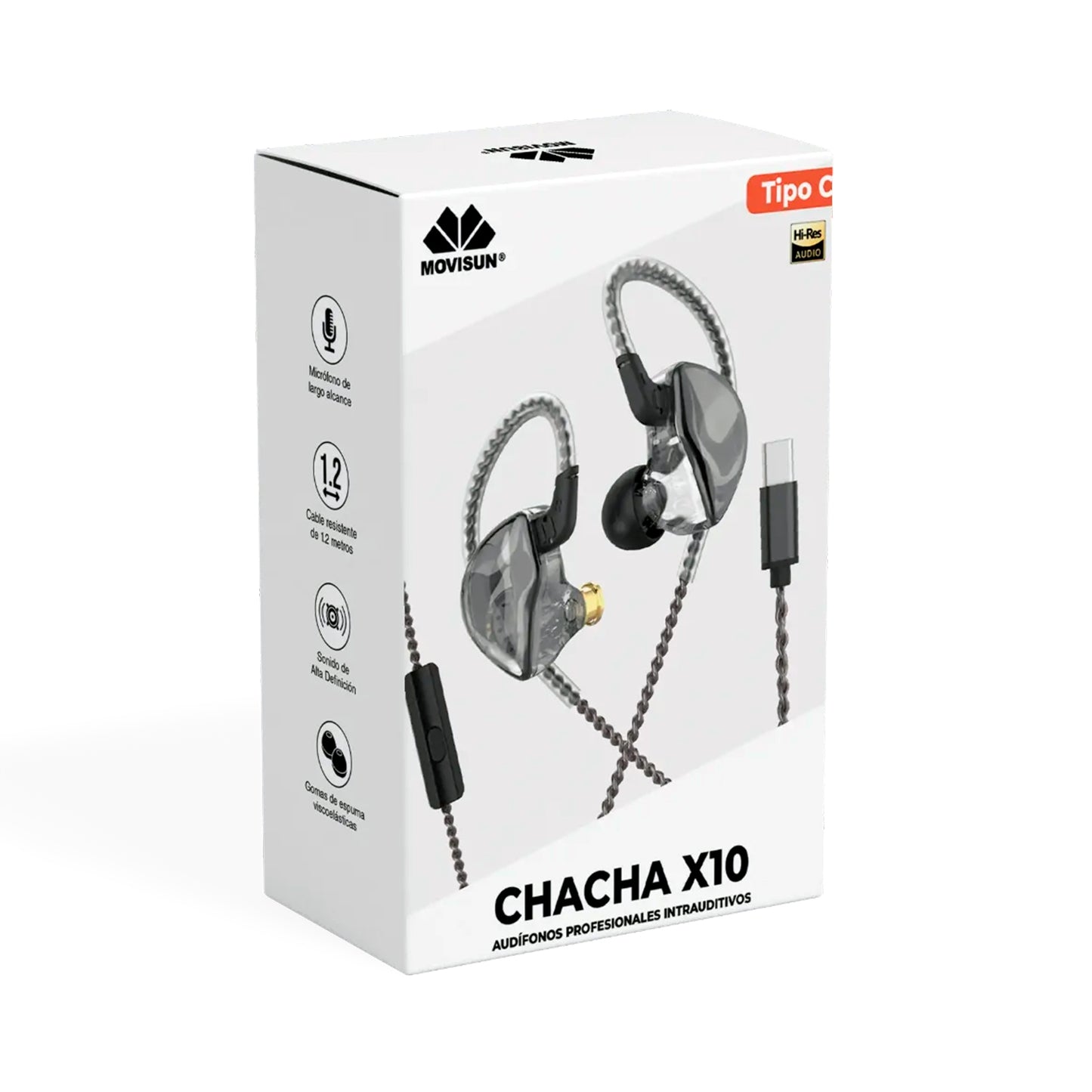 Audífonos Manos Libres Movisun Chacha X10 (Tipo C)